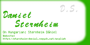 daniel sternheim business card